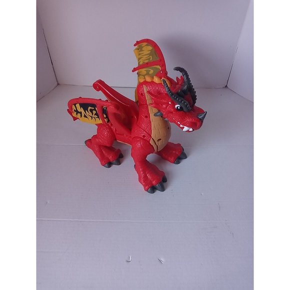 Fisher Price IMAGINEXT Red Winged Eagle Talon Castle Dragon With Sounds WORKS - Picture 16 of 16